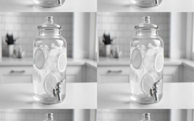 Upgrade your kitchen with a stylish water dispenser glass for spill-free sipping
