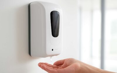 Boost hygiene with an auto sanitizer dispenser that’s smart, sleek, and contactless.