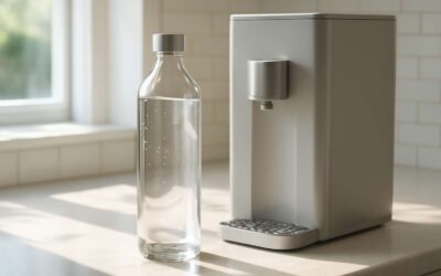 Hydrate in Style: water dispenser glass bottle for crisp, cold water anytime