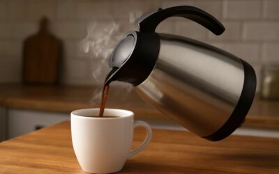 Elevate events with a hot beverage insulated dispenser that keeps drinks hot.