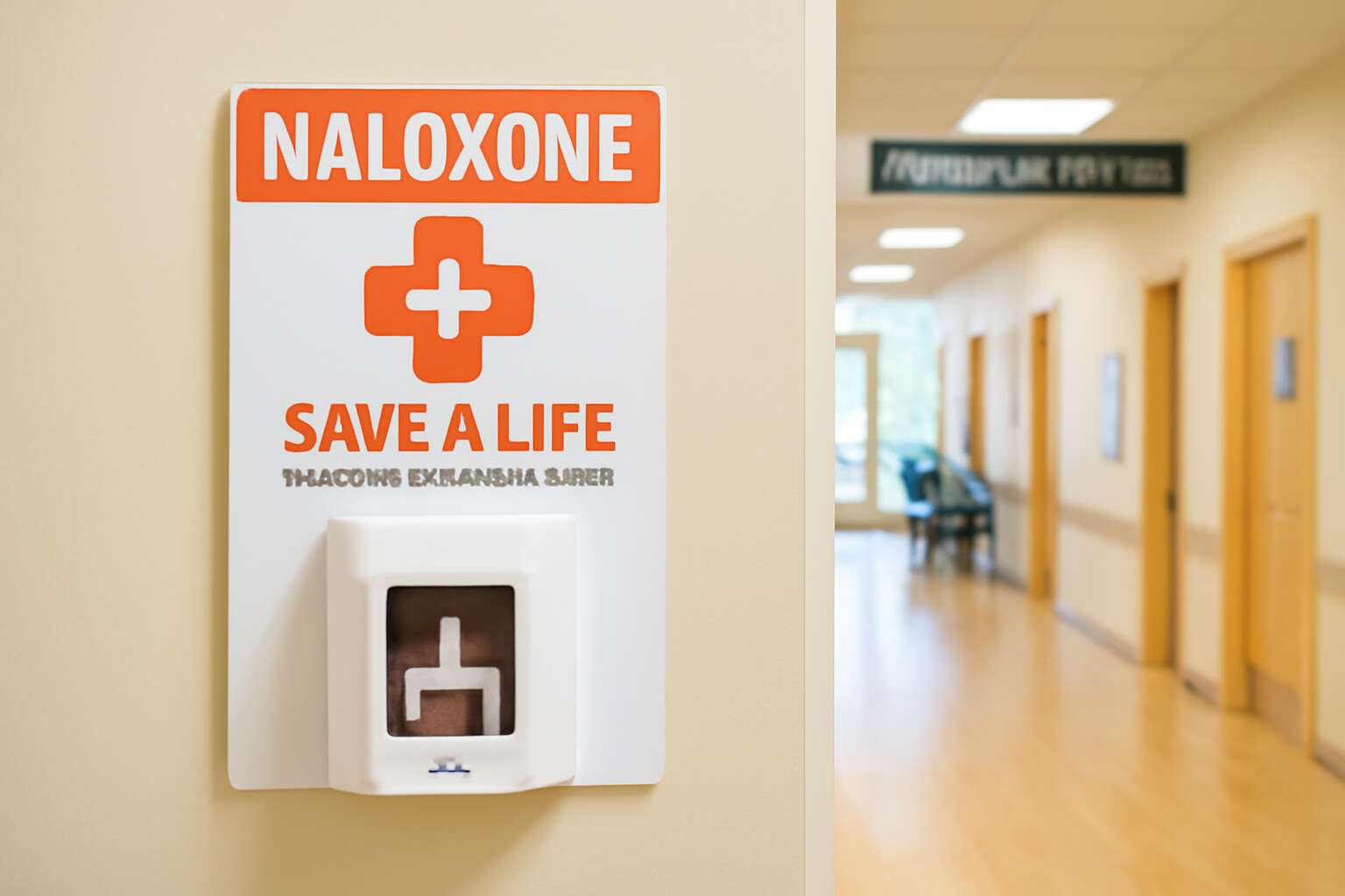 where should naloxone dispensers be placed