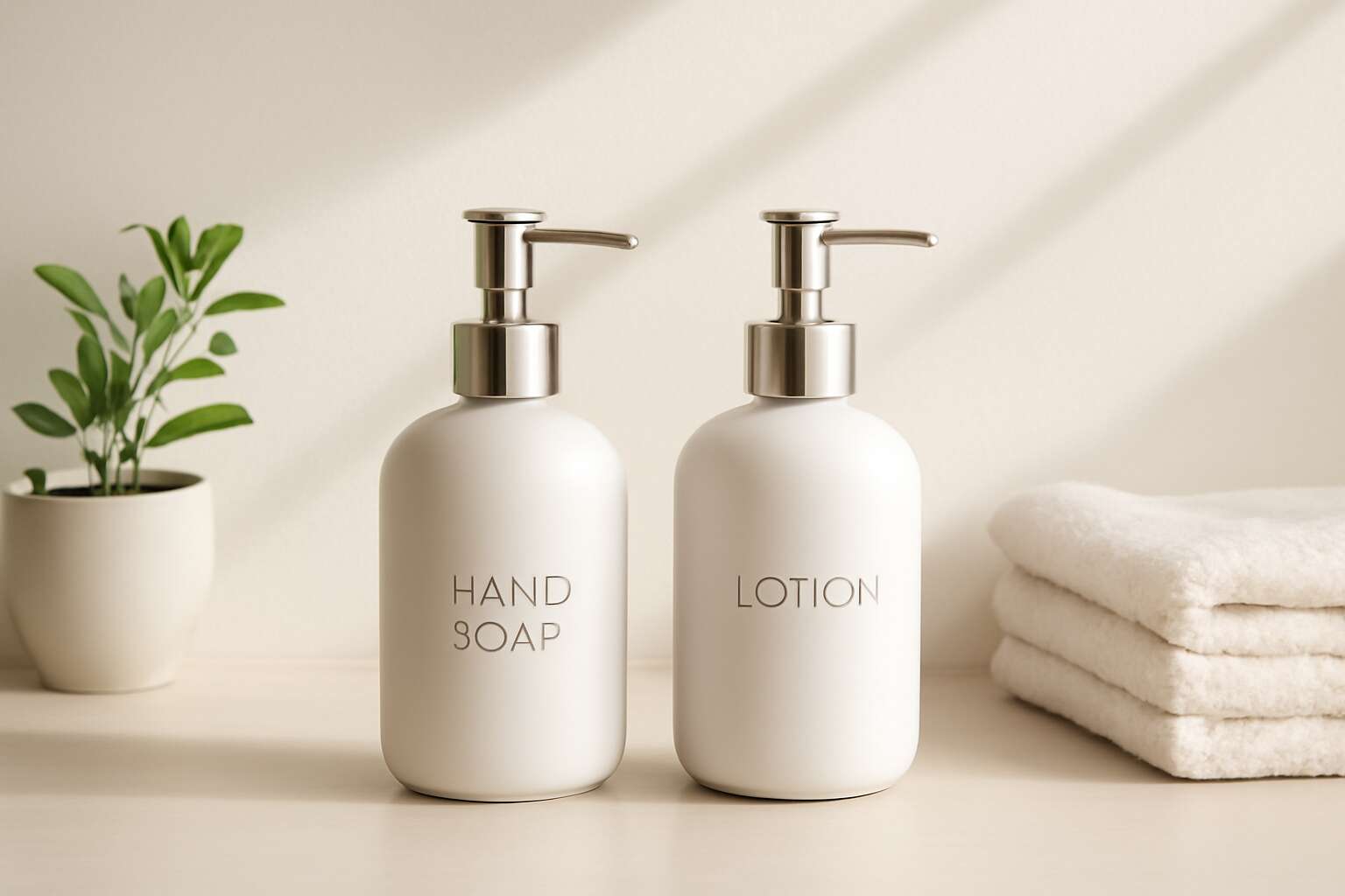 hand soap and lotion dispensers